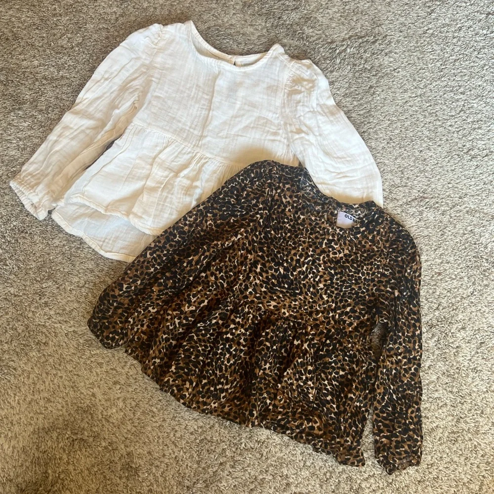 Old Navy Toddler Girl Long Sleeve Top Bundle Size 3t